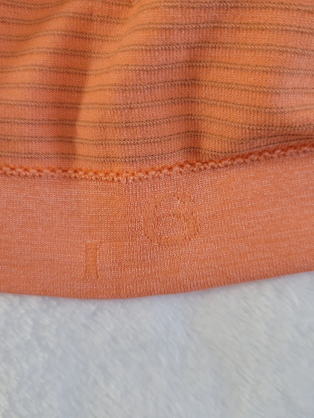 Lululemon Swiftly Tech Orange‎ Heathered Short Sleeve Silverescent Size 6